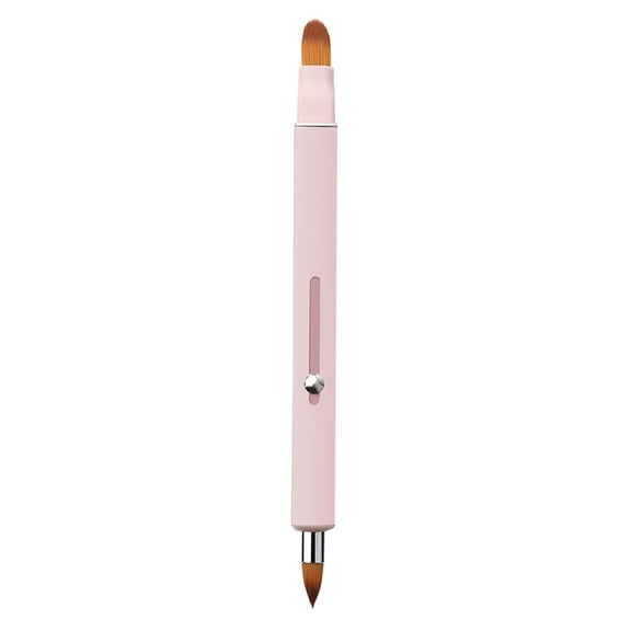 Lip Brush for Lipstick, Retractable Lip Brushes, Dual-ended Makeup Brush for Lipstick Lip Gloss