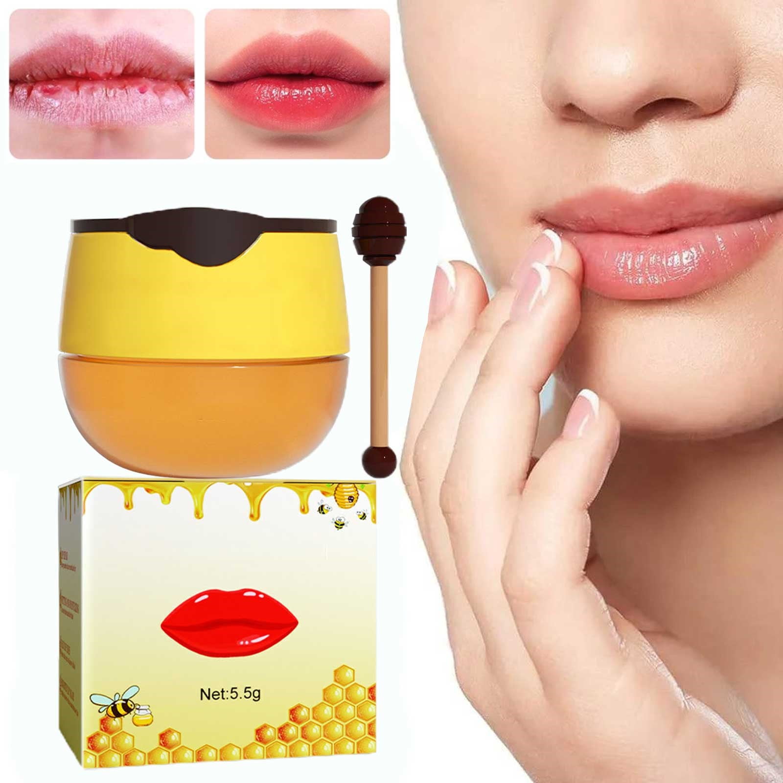 Lip Butters Lip Balm Pot for Dry Lips Exfoliator & Moisturizer