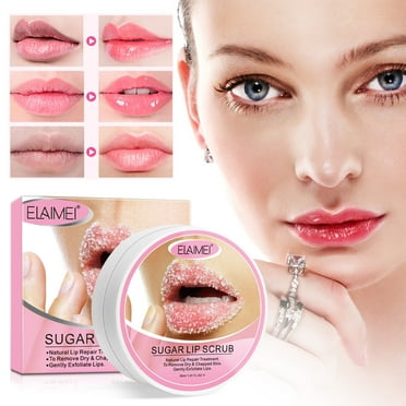 Lip Care,Lip Scrub Exfoliating Exfoliating Lip Wrinkles Prevent Chapped Lips Moisturizing Lip Sugar Lip Scrub.