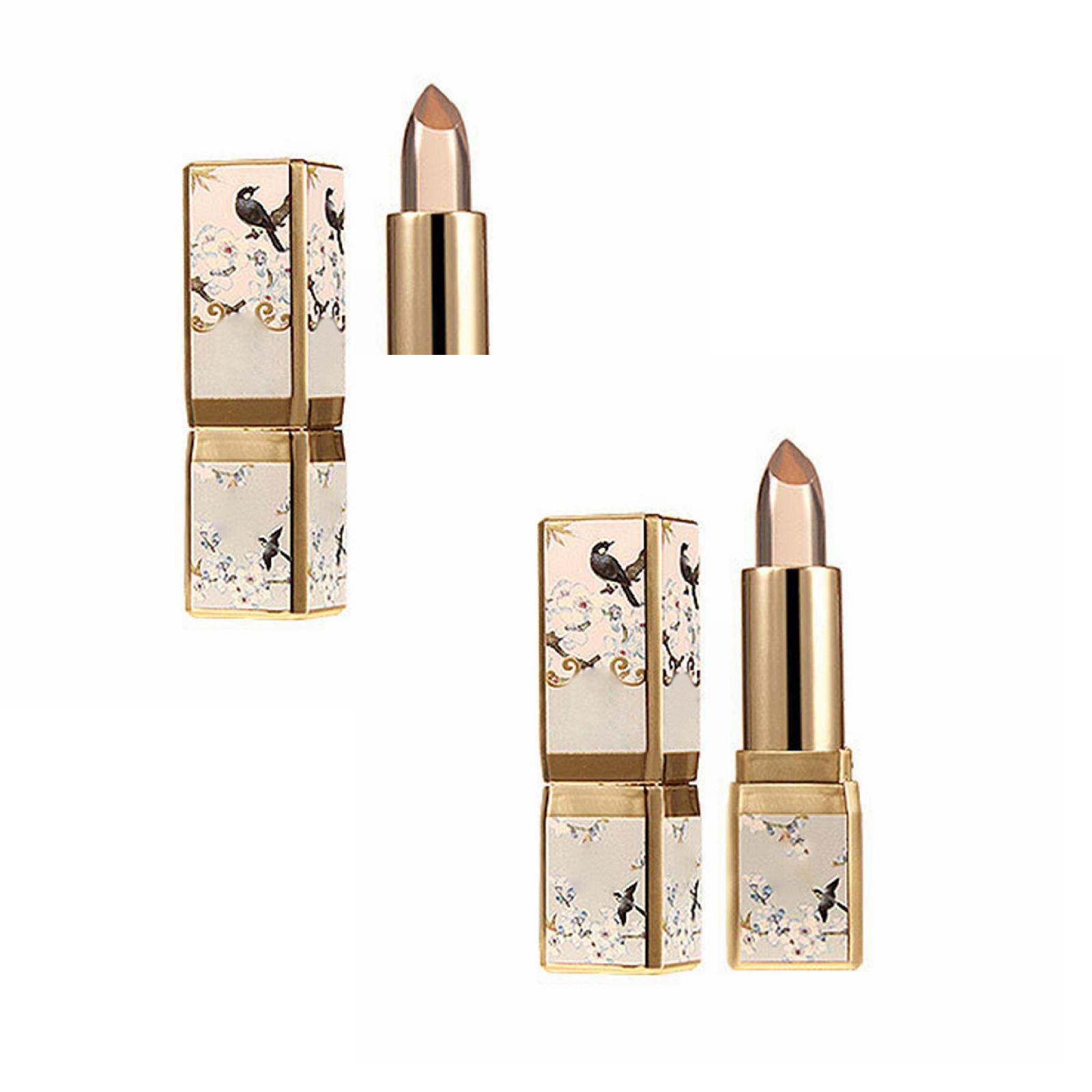 Lip Care Oil, Small Light Tube Temperature Changin g Lipstick Long