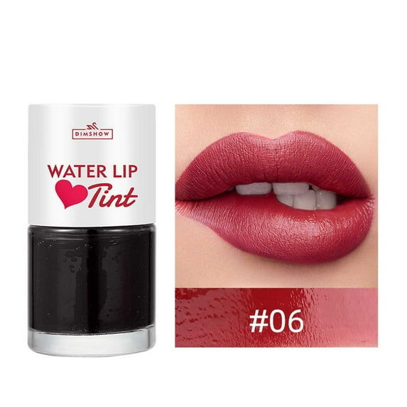Lip Dye Non Fading, Lip Gloss Matte, Long-Lasting Moisturizing Lipstick Water, Non Stick To Cups, Natural Mint Extract, Subtle Glitter Effect, Chemical-Free, Suitable for All Seasons