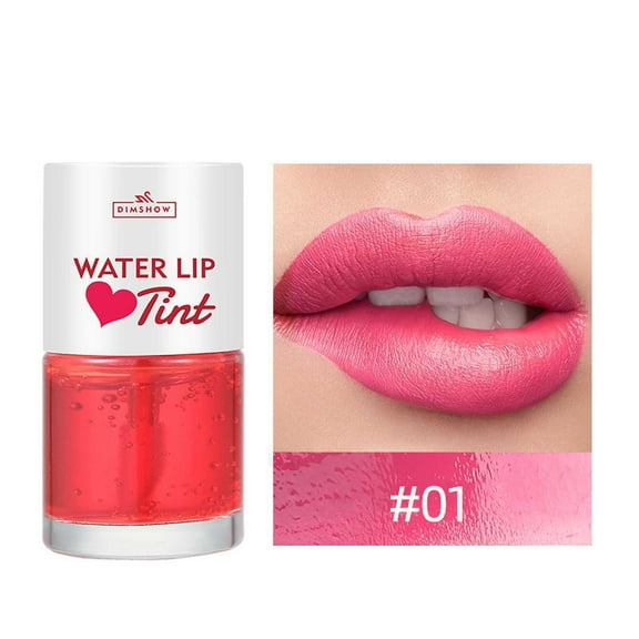 Lip Dye Non Fading, Lip Gloss Matte, Long-Lasting Moisturizing Lipstick Water, Non Stick To Cups, Natural Mint Extract, Subtle Glitter Effect, Chemical-Free, Suitable for All Seasons