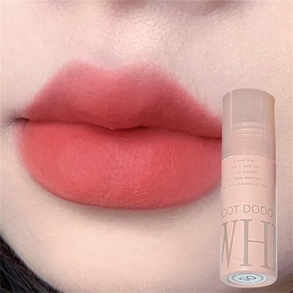 Lip Glaze Matte Lipstick Long-Lasting Lip and Cheek Tint Lightweight Non-Drying Natural Finish Easy to Apply Non-Sticky Cup formula