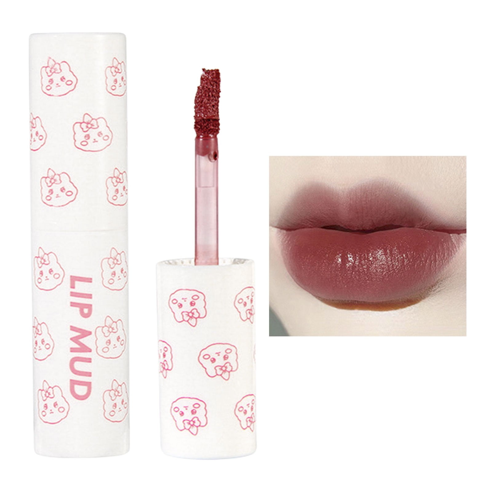 Lip Glaze Small Milk Mud Soft Fog Lip Mud Lipstick 24 Hours Lipstick