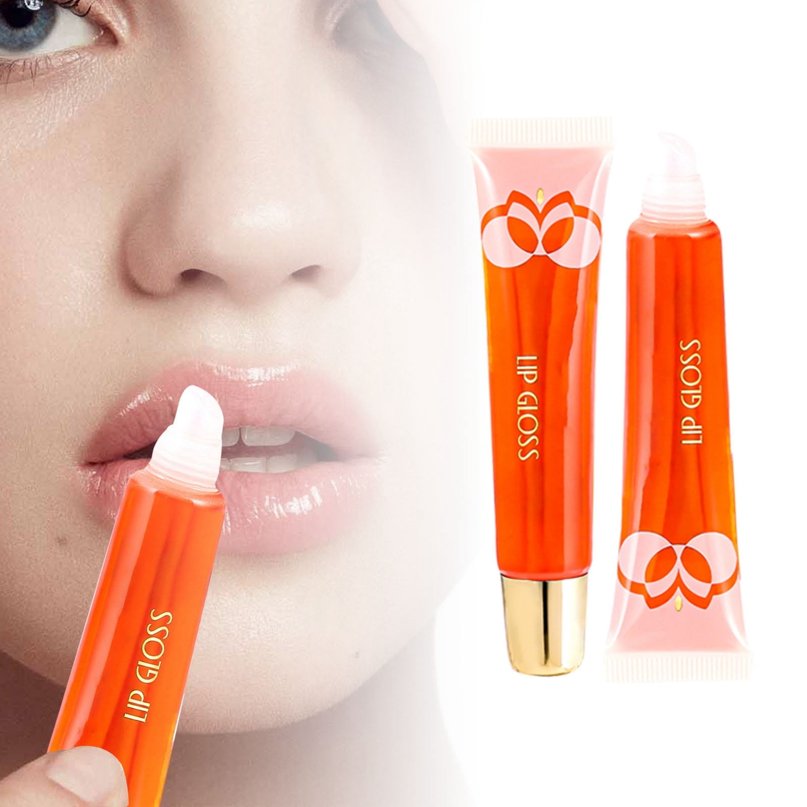 Lip Gloss 24 Hours Lip Pumper Tinted Baby Lip Gloss Tube Lip Gloss Fruit Flavors of All Seasons