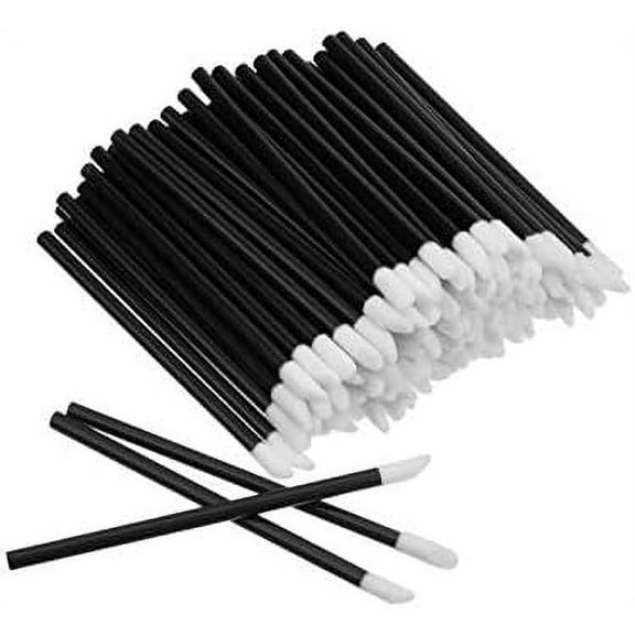 Lip Gloss Applicator Approx. 9.5 cm Long, with Velour Sponge 16 mm, Pack of 50 | Disposable Applicator for Skin Care, Makeup and Cosmetic Uses