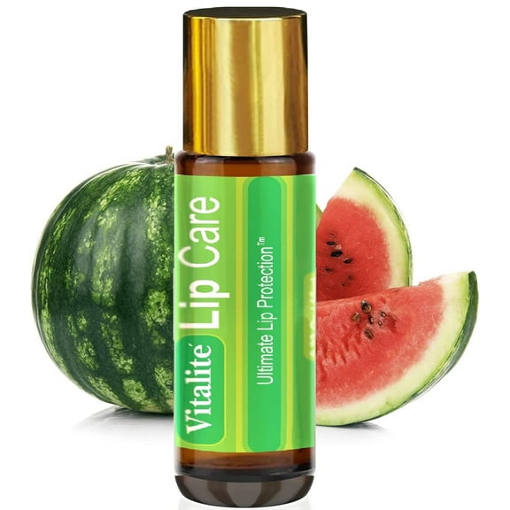 Lip Gloss Balm - Roller Ball, Original Lip Plum for Dry Cracked Lips, Women & Men, Lip Moisturizer, Natural Lip Balm for Men, Lip Care Products for Lip Repair- Watermelon