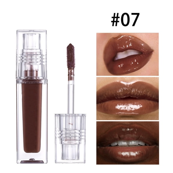 Lip Gloss, High Gloss Lip Gloss, Moisturizing Pearlescent Lip Gloss with Mirror Shine, Fine Gloss Glaze for Hydrated Lips