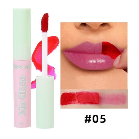 Lip Gloss, Long-Lasting Lip Stain, Tear-Off Lip Glaze Hydrating Moisturizing formula, Smooth Lightweight Texture, Natural Shine, Easy to Apply, No Fading, No Staining