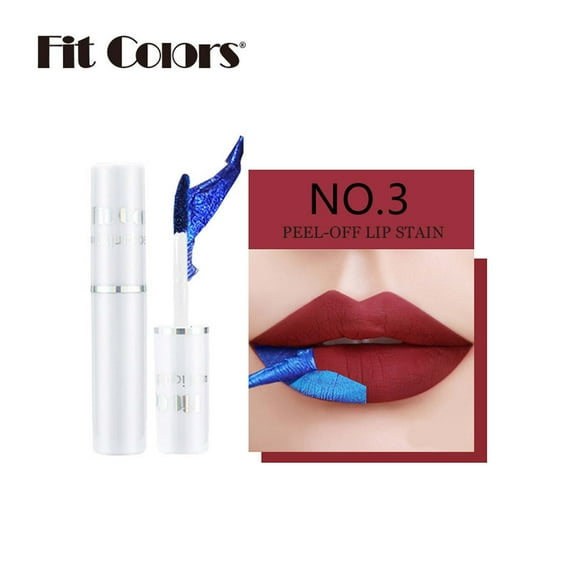 Lip Gloss, Matte Lipstick, Peel Off Colored Lip Gloss Long Lasting Moisturizing Lip Tint, Portable Size Easy To Carry Lip Makeup