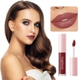 thumbnail image 1 of Lip Gloss Matte, Liquid Lipstick Non Staining, Long Lasting Moisturizing Lip Glaze for Soft Hydrated Lips, Non Fading Creamy formula with Smooth Non Sticky Texture and Soft Brush Applicator, 1 of 4