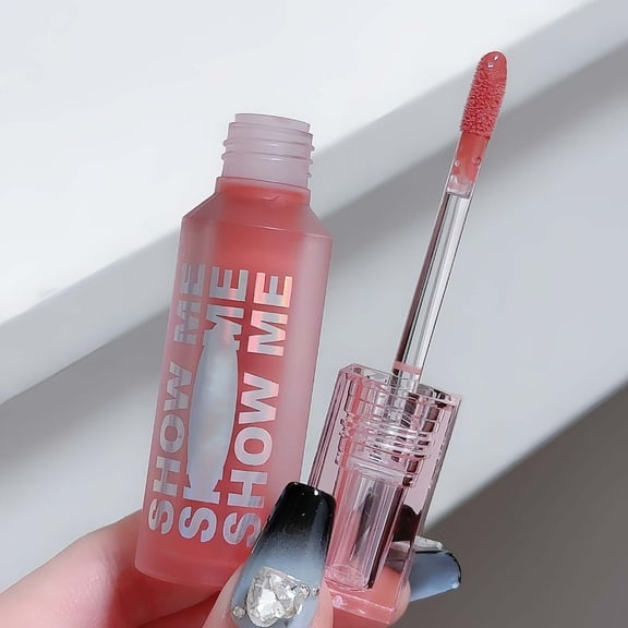 Lip Gloss, Moisturizing Lip Balm, Long-Lasting Non Fading Lip Gloss with Fine Texture, Soft Smooth Non Greasy formula with Natural Plant Extracts for Lip Nourishment and Repair