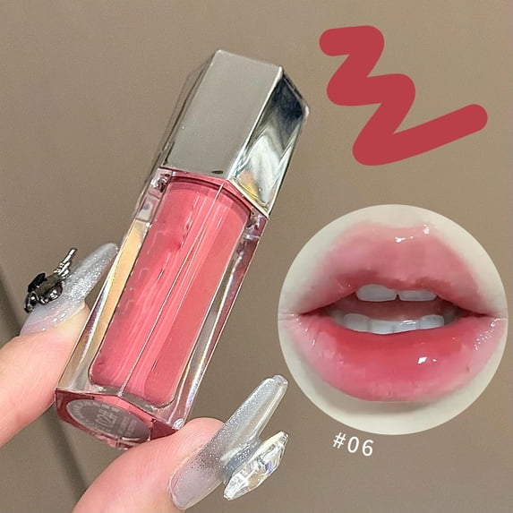 Lip Gloss, Moisturizing Lip Gloss, Brightening Glass Mirror Lip Gloss with Soft Hydrating formula, Long-Lasting Shine and Natural Color Enhancement