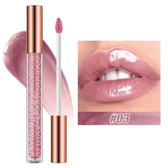 Lip Gloss Moisturizing Lip Gloss Long-Lasting Hydrating Lip Gloss Non-Sticky Smooth Texture Full Shine Liquid Lip Gloss