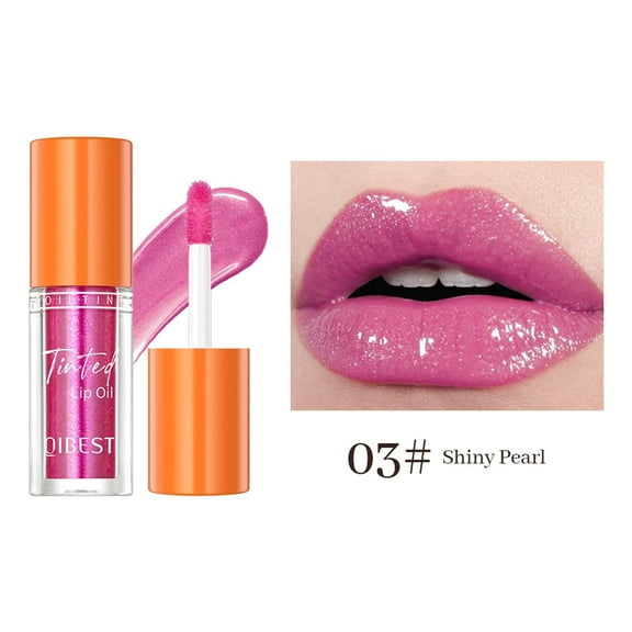 Lip Gloss, Moisturizing Lip Oil, Long Lasting Hydrating Lip Gloss with Non-Sticky Texture, Lightweight Portable Mini Lip Gloss for Soft Nourished Lips