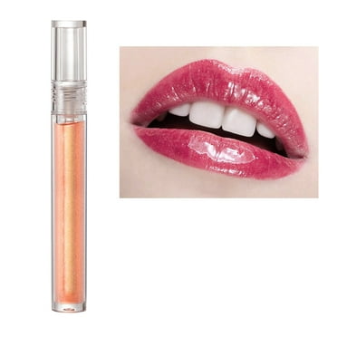 Lip Gloss Moisturizing Shiny Non Stick Long Lasting Provides Maximum Color Glides On Bubbles 3.5ml Natural Lip Liner Kissing Fruit Lip Gloss Roll on