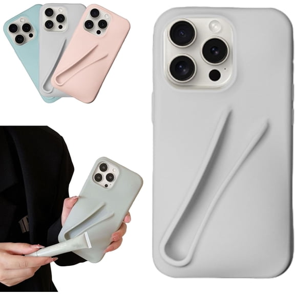 Lip Gloss Phone Case  Lip Balm Phone Case for iPhone 13 14 15 Pro Max Liquid Silicone with Lip Gloss Lipstick Clip Phone Case Celebrity-Inspired