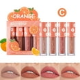 thumbnail image 1 of Lip Gloss Set, Velvet Matte Lip Gloss, Non Fading Non Stick Cup Fruit Makeup, Moisturizing Soft Texture Natural Ingredients, 1 of 5