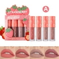 thumbnail image 1 of Lip Gloss Set, Velvet Matte Lip Gloss, Non Fading Non Stick Cup Fruit Makeup, Moisturizing Soft Texture Natural Ingredients, 1 of 5