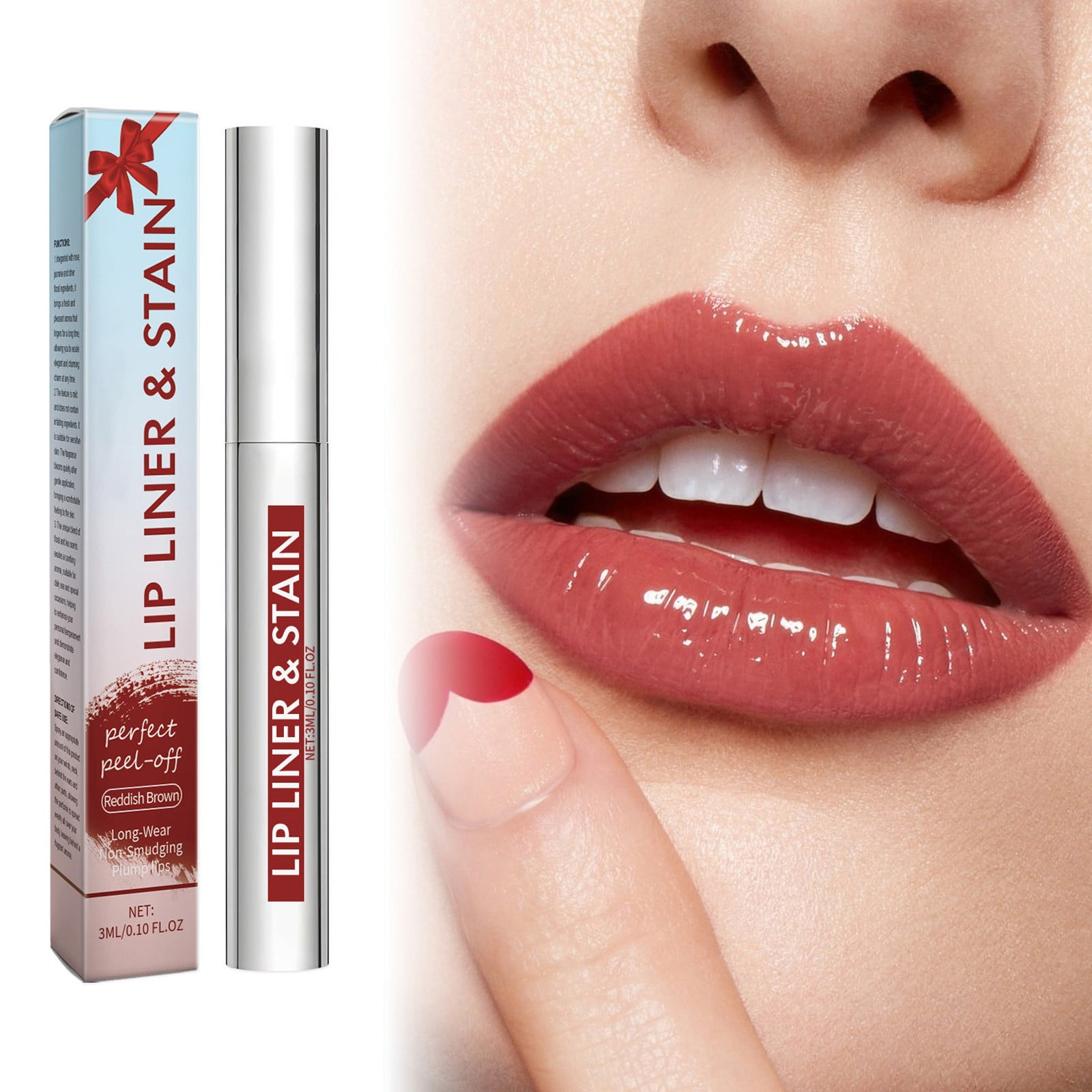 Lip Glosses,Peel Off Lip Gloss Outlines The Line Nourishes And