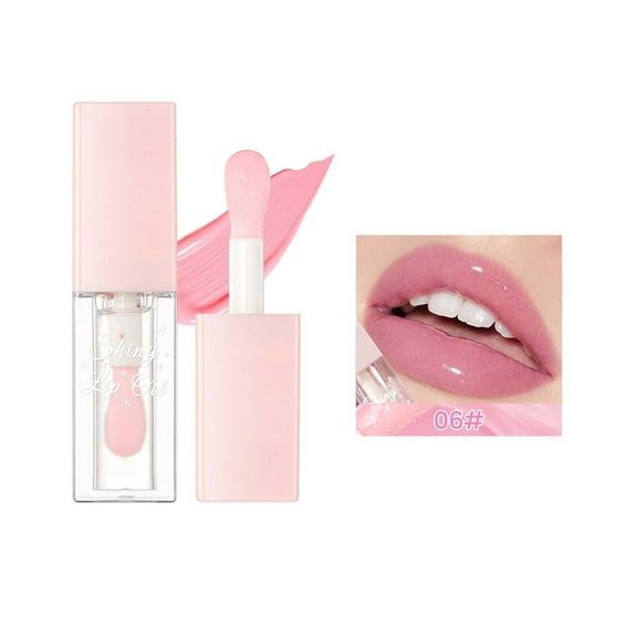 Lip Glow Oil, Color Changing Lip Oil, Moisturizing Lip Glow Oil Plumping Glimmer Glow Lipstick, Hydrating Lip Gloss Lip Balm Transparent Lip Care, Long Lasting Moisturizing Non-sticky