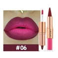 thumbnail image 1 of Lip Liner and Gloss Set, 2 in 1 Double Ended Lip Gloss Set, Long Lasting Waterproof Labiales, Velvet Matte Lip Liner, Smooth Buildable Glass Quick Fuller Lip Plumping Set for Women (#01), 1 of 9