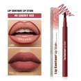 thumbnail image 1 of Lip Liner Pen, Long Lasting Lip Stain, Double Sided Lip Contouring and Filling Brush, Waterproof Smudge Proof Pigmented Lip Makeup Tool for Defined Lips and Comfortable Wear, 1 of 4
