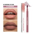 thumbnail image 1 of Lip Liner Pen, Long Lasting Lip Stain, Double Sided Lip Contouring and Filling Brush, Waterproof Smudge Proof Pigmented Lip Makeup Tool for Defined Lips and Comfortable Wear, 1 of 4