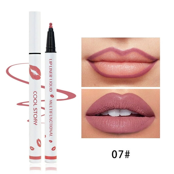 Lip Liner Pencil - Lip Liner Stain, Matte Lip Tint Liner Pencil, Lip Liner Pencil, Peel off Lip Liner, Waterproof Lip Liner for Women