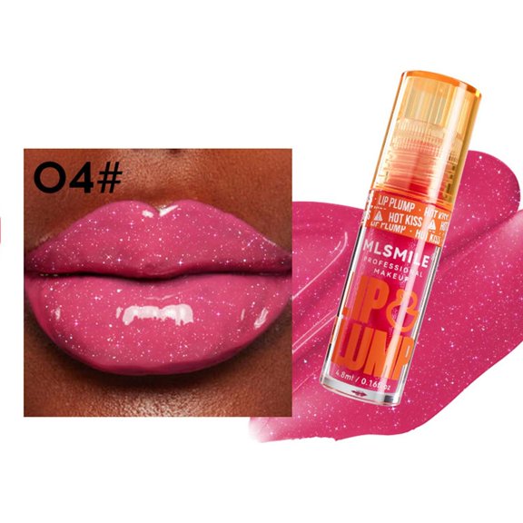 Lip Oil, Lip Gloss, Transparent Liquid Lipstick with Mirror Shine Effect, Moisturizing Long-Lasting Lip Protection Oil, Hydrating Pearl Lip Glaze for Fuller Softer Lips
