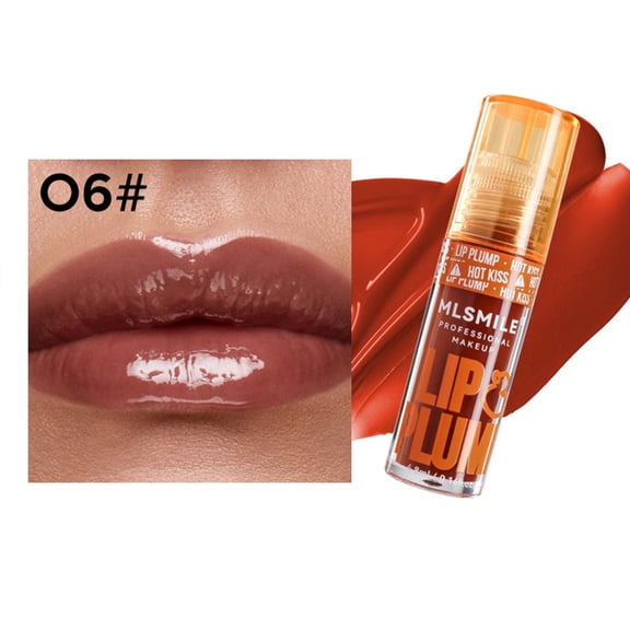 Lip Oil, Lip Gloss, Transparent Liquid Lipstick with Mirror Shine Effect, Moisturizing Long-Lasting Lip Protection Oil, Hydrating Pearl Lip Glaze for Fuller Softer Lips