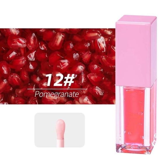 Lip Oil, Lip Moisturizer, Natural Fruit Scented Hydrating Lip Treatment, Non-Greasy Texture, Nourishing and Repairing Dry Chapped Lips, Soft Lightweight formula