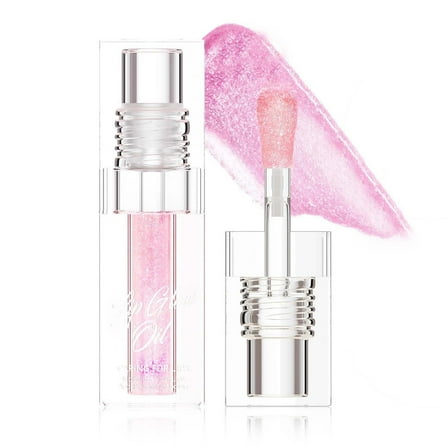 Lip Oil Moisturizing Lip Gloss Color Changing Transparent Hydrating Lip Balm Long Lasting Nourishing Lip Care with Jojoba Oil and Vitamin E for Soft Smooth Lips