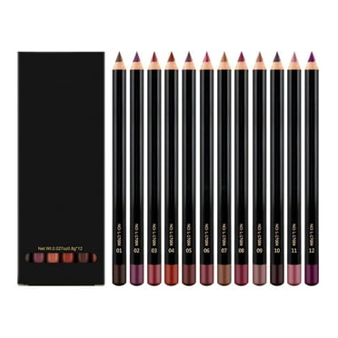 Lip Pencil Pack Lip Liner Pencil Sharpener Tigers Milk Wet And Wild Lip Liner Makeup Forever Lip Liner Whatever Walnut 12 Color Lip Liner Pencil, Not Easy To Lose Color Lip Liner Pencil,