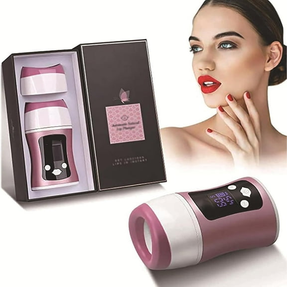Rechargeable Lip Conditioning Device with 3 Power Levels for a Fuller Lip Appearance
