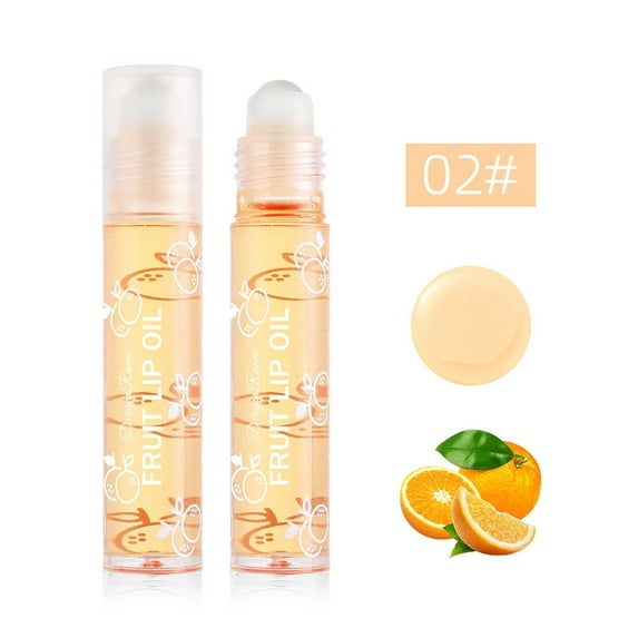 Lip Protection Oil, Lip Moisturizer, Transparent Glass Lip Oil for Dry Cracking, Portable Size, Enhances Lip Shine and Color, Lightweight and Non-Sticky formula