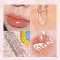 Lip Protection Oil, Lip Moisturizer, Transparent Glass Lips Long-Lasting Hydration, Colorless Lip Care, Fine Shiny Lip Honey, Portable Size, Easy To Carry