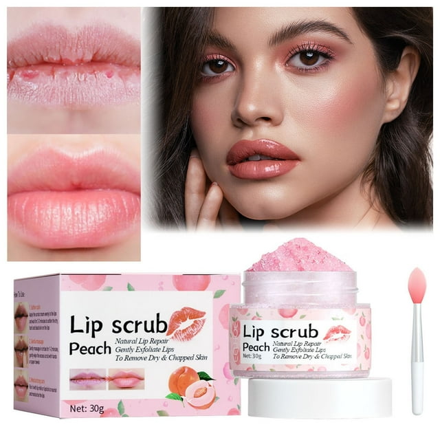 Lip Scrub,Lip Scrub For Dark Lips To Lighten,Lip Exfoliator Scrub,Lip