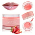 Lip Scrub, Lip Mask and Lip Exfoliator with Double Effect, Lip Sleeping