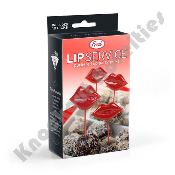 Fred LIP SERVICE Pucker Party Picks, Set of 18