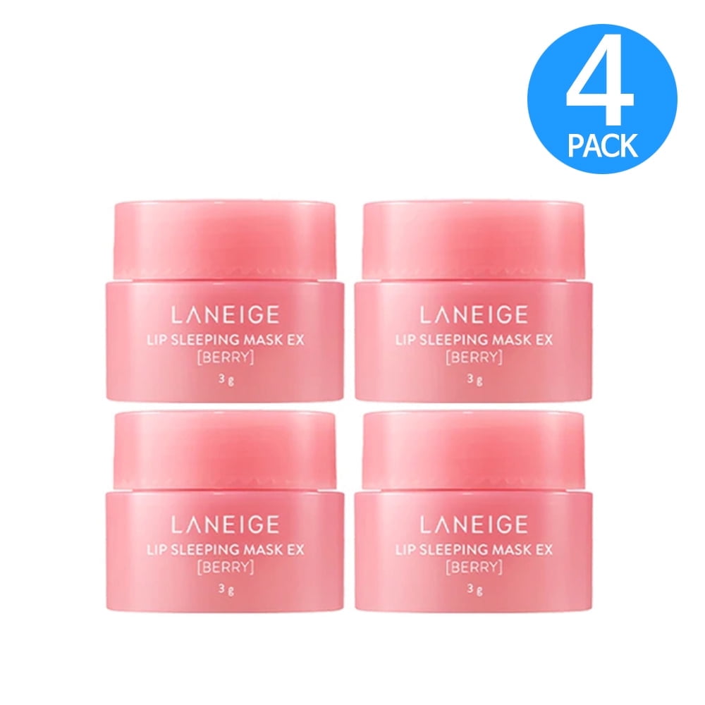 Lip Sleeping Mask EX Berry 3g (4-Pack) Mini Size