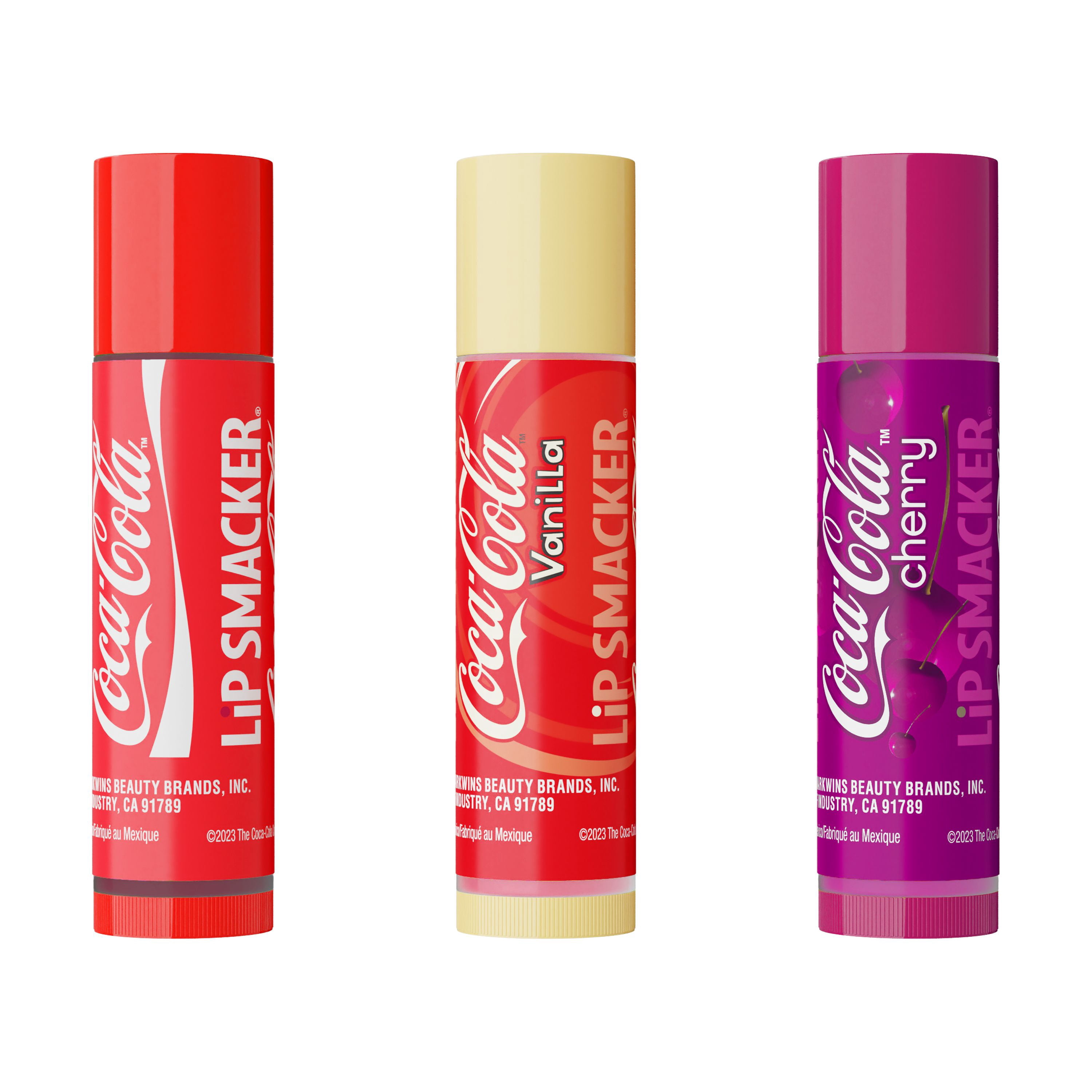 Lip Smacker 3pc Heart Lip Balm Tin - Coca-Cola