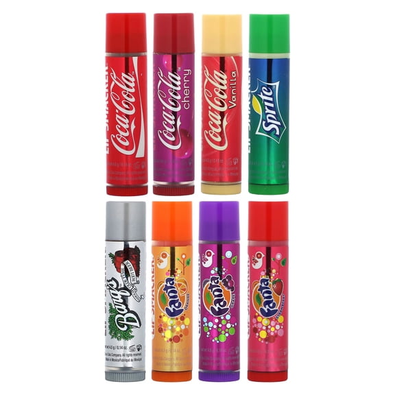 Lip Smacker Lip Balm Coca Cola Party Pack - 8pc/1.12oz