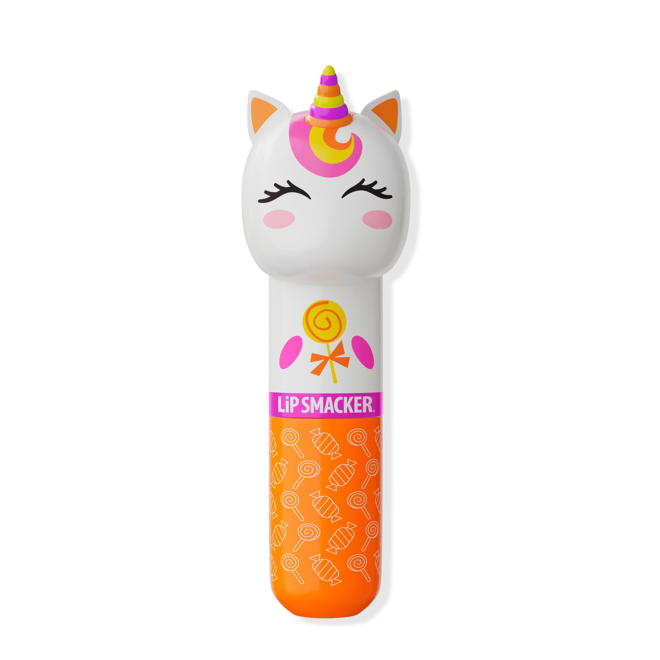 Lip Smacker Halloween Sweet Candy Lippy Pal - Unicorn Orange Swirly Lollipop