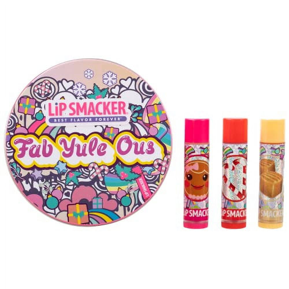 Lip Smacker Original & Best Christmas Flavored Lip Balm Tin Trio