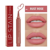 Lip Stain Makeup Pen, Marker Matte Liquid Lip Stain Pen, Hydrating Lip Stain Lip Liner Pencil, Highly Pigmented Long Lasting Lip marker pen, Smudge Proof Natural Finish, Smooth Lip Contour (#02)