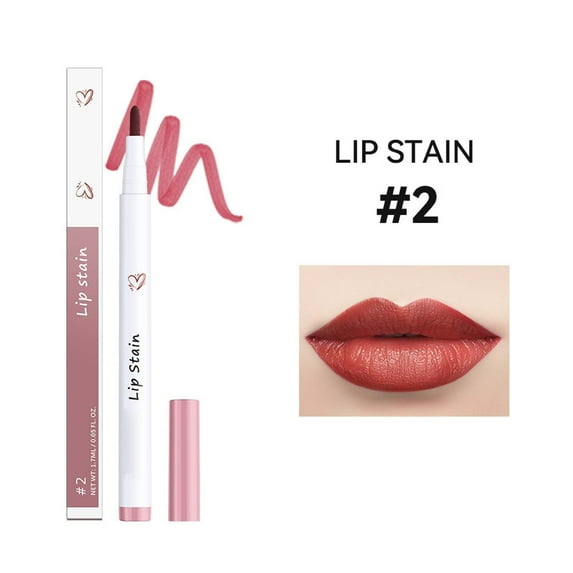 Lip Tint Pen, Lip Liner Pen, Long-Lasting Sweatproof Matte Lipstick Pen, Non-Stick Cup Lip Gloss with Easy Application and Gentle formula for Daily Wear and Special Events
