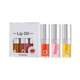 Lip gloss,Large Brush Set Three Women's Moisturizing Lip Glaze Shiny