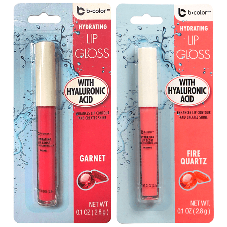 Lip gloss Plump Lip Glosses 0.08 oz. Tube Fun pink 2 Pack