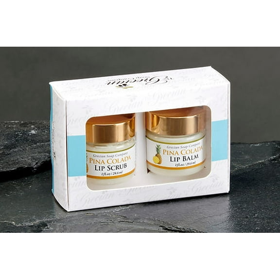 Lip scrub and lip balm boxed set - Strawberry